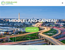 Tablet Screenshot of middlelandcap.com